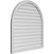 Ekena Millwork Round Top Surface Mount PVC Gable Vent w/ 2"W x 1-1/2"P Brickmould Frame, 40"W x 42"H GVPRT40X4202SN - alternate 2